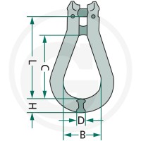 Pewag Ogniwo zaczepowe 460WCA10 - Sklep PoltechParts