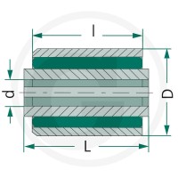 GRANIT Tuleja gumowo-metalowa 48512262024 - Sklep PoltechParts