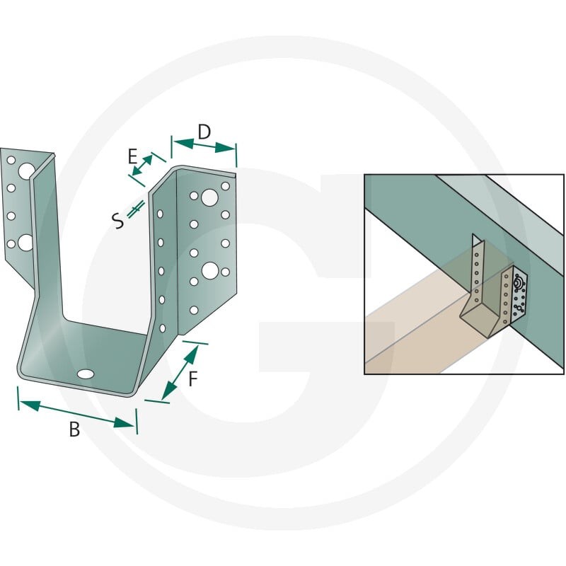 GRANIT Wieszak belki 48566121620 - Sklep PoltechParts