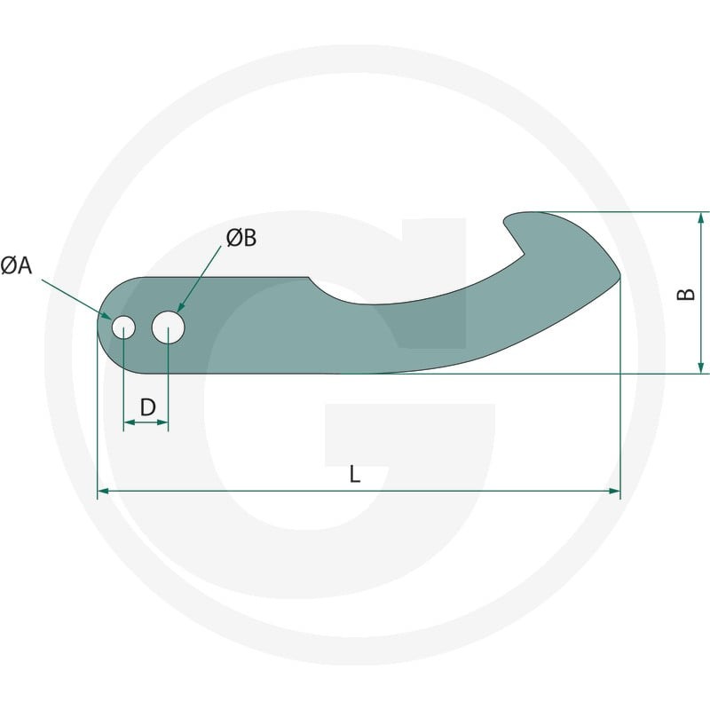 GRANIT Stalowy łącznik dociągający długi 4050205461G - Sklep PoltechParts