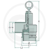 MZ Zawór bezpieczeństwa art. 0870, 2" 405087050000 - Sklep PoltechParts