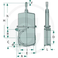 MZ Zasuwa płytkowa 4058F2150000 - Sklep PoltechParts