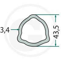 Weasler Rura profilowa 3 m 417710433300 - Sklep PoltechParts
