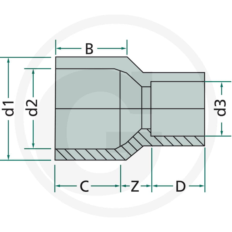 GRANIT Złączka redukcyjna 4050110705 - Sklep PoltechParts