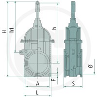 RIV Zasuwa kołnierzowa z tłokiem 405050030000019 - Sklep PoltechParts