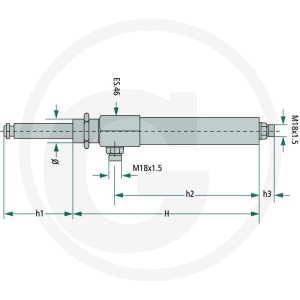 MZ Siłownik hydrauliczny 4"-6" 405055000000