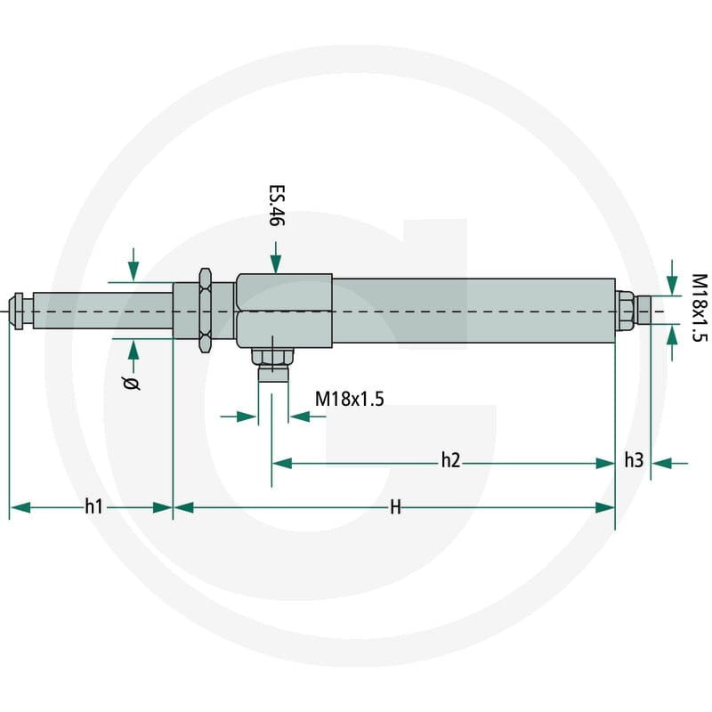 MZ Siłownik hydrauliczny 405055200000 - Sklep PoltechParts