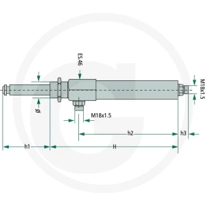 MZ Siłownik hydrauliczny 405055200000