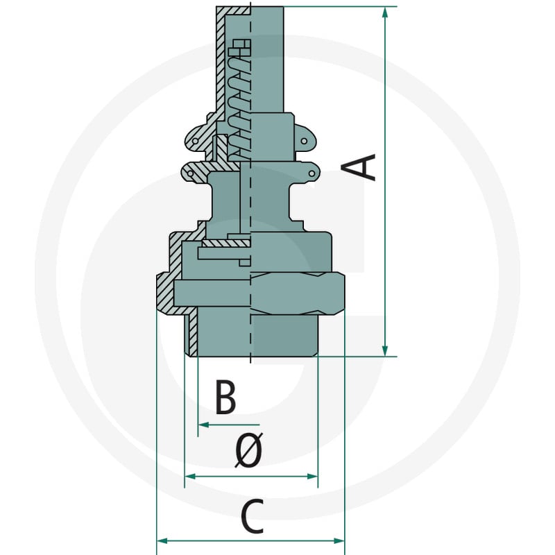B&P Zawór podciśnieniowy 4055100200012 - Sklep PoltechParts
