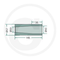 GRANIT Tuleja do przyspawania 4301454400 - Sklep PoltechParts