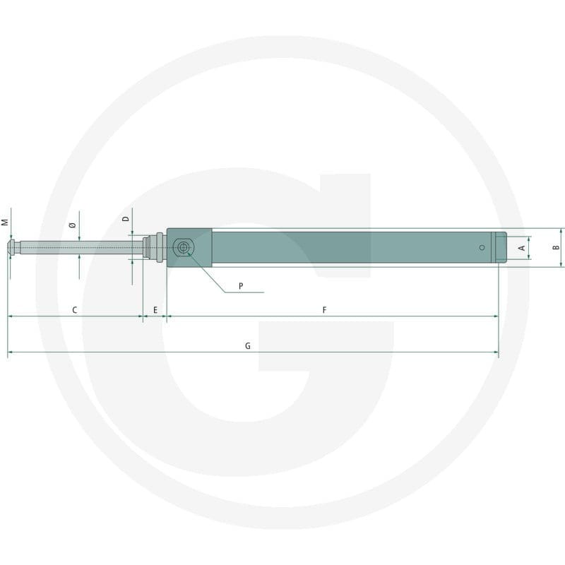 RIV Siłownik hydrauliczny 405050166000000 - Sklep PoltechParts