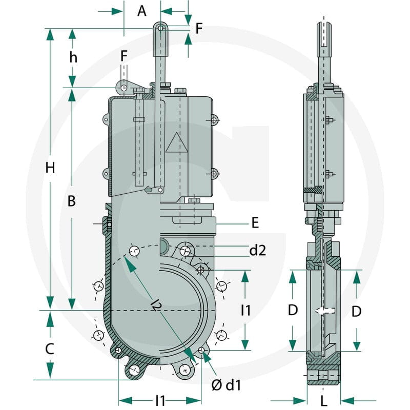 MZ Zasuwa płytkowa 40510E200000 - Sklep PoltechParts