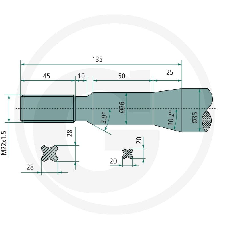 SHW Ząb 43009500000 - Sklep PoltechParts