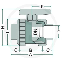 GRANIT Zawór kulowy 4050111505 - Sklep PoltechParts