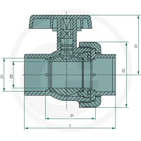 GRANIT Zawór kulowy 40504051818 - Sklep PoltechParts