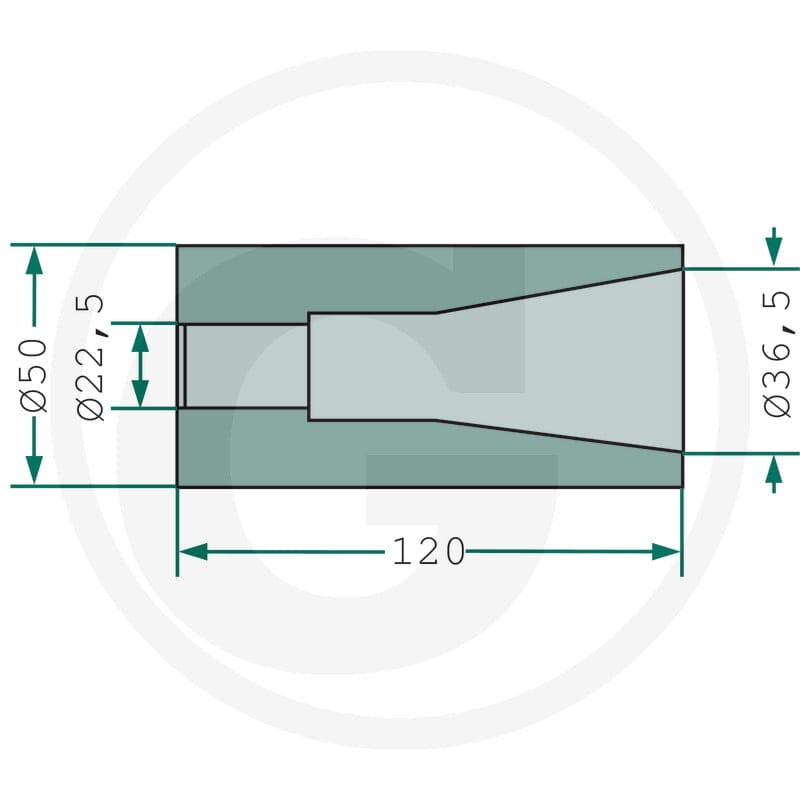 GRANIT Tuleja do przyspawania 4301203600 - Sklep PoltechParts