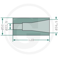 GRANIT Tuleja do przyspawania 4301203600 - Sklep PoltechParts