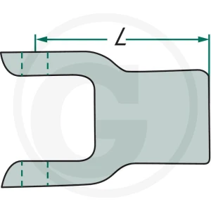 Weasler Widełki wciskowe 417410100138