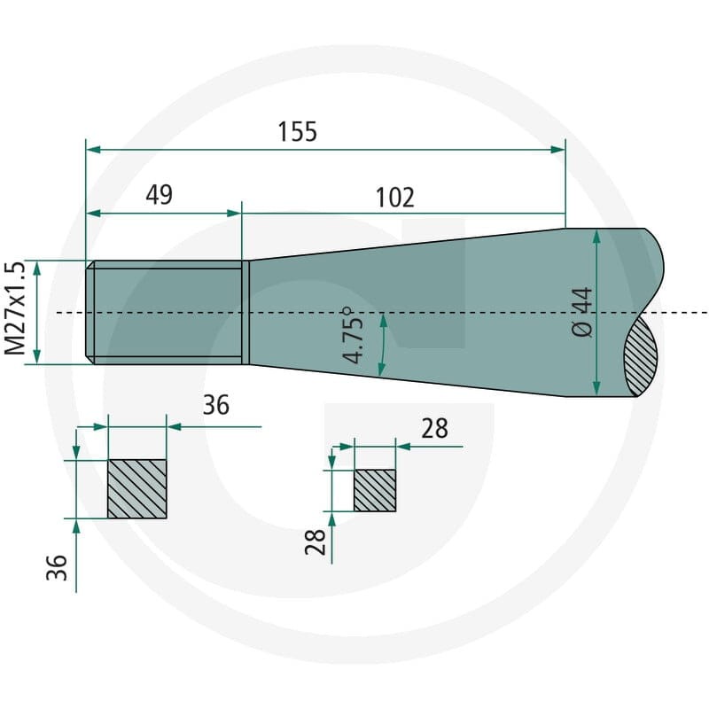 SHW Ząb 43008402701 - Sklep PoltechParts