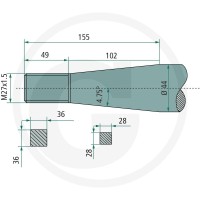 SHW Ząb 43008402701 - Sklep PoltechParts