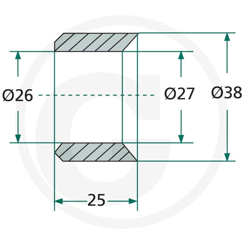 GRANIT Tuleja do przyspawania 43018100-26F - Sklep PoltechParts