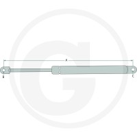 GRANIT Amortyzator gazowy 430430138 - Sklep PoltechParts