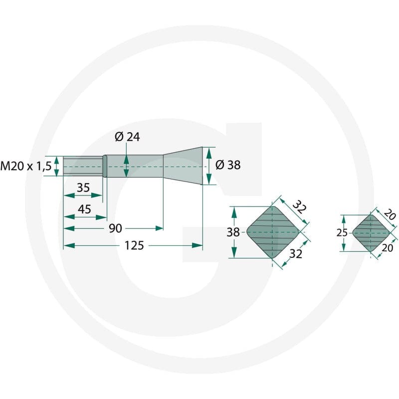 GRANIT Ząb ładowacza czołowego 439439004 - Sklep PoltechParts