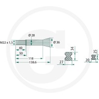 GRANIT Ząb wycinaka kiszonki 439439028 - Sklep PoltechParts
