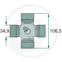 Weasler Zestaw krzyżaków 3972016806 - Sklep PoltechParts