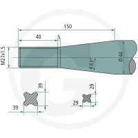 SHW Ząb 43010002700 - Sklep PoltechParts