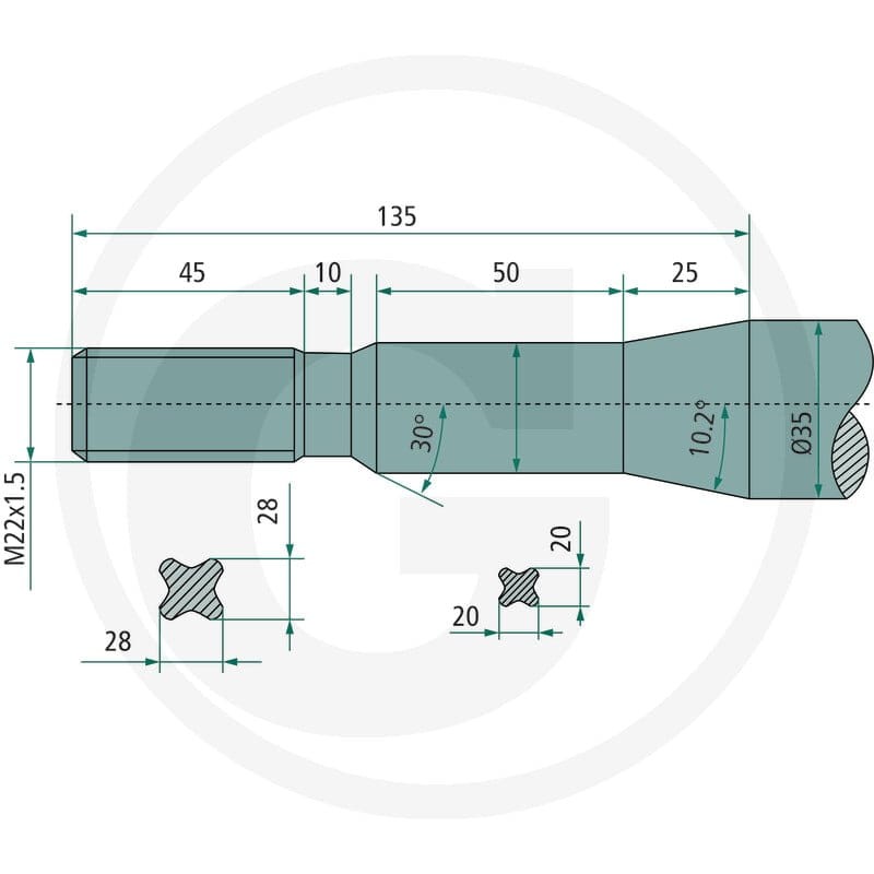 SHW Ząb 43011002203 - Sklep PoltechParts