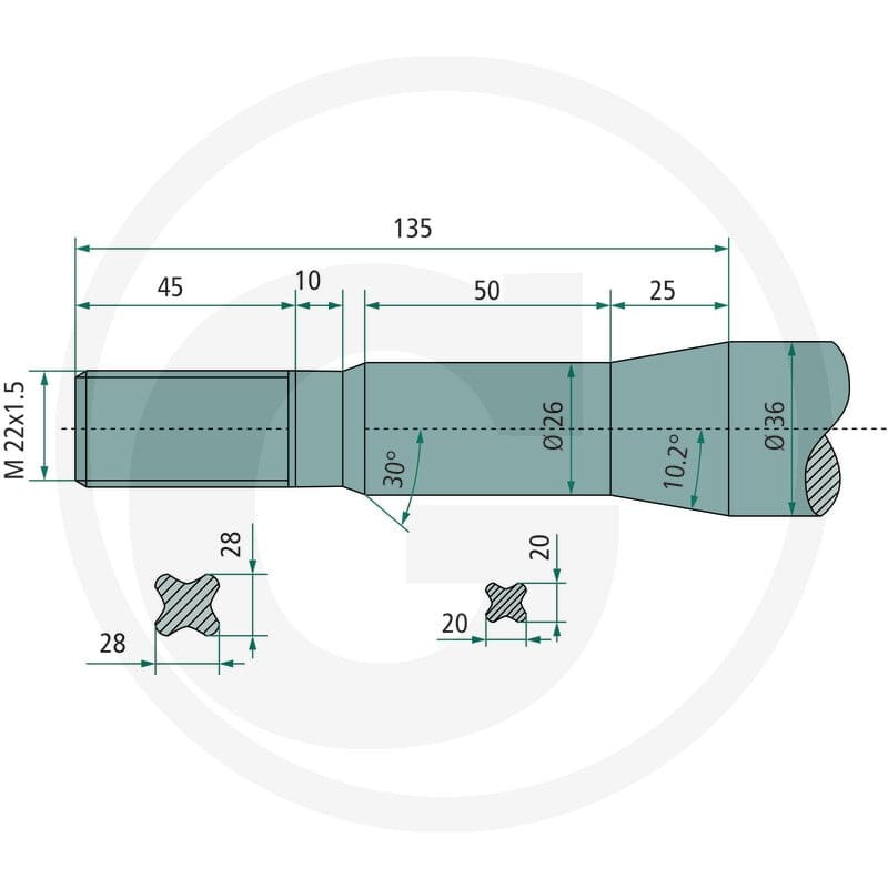 SHW Ząb 43014002200 - Sklep PoltechParts