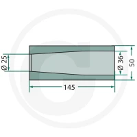 GRANIT Tuleja do przyspawania 4301453600 - Sklep PoltechParts