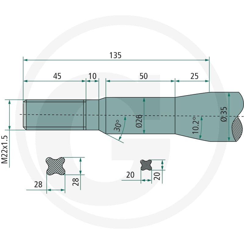 SHW Ząb 43006400001 - Sklep PoltechParts