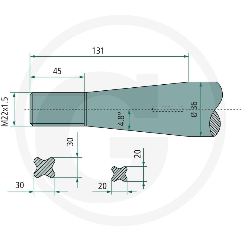 SHW Ząb 43008102200 - Sklep PoltechParts