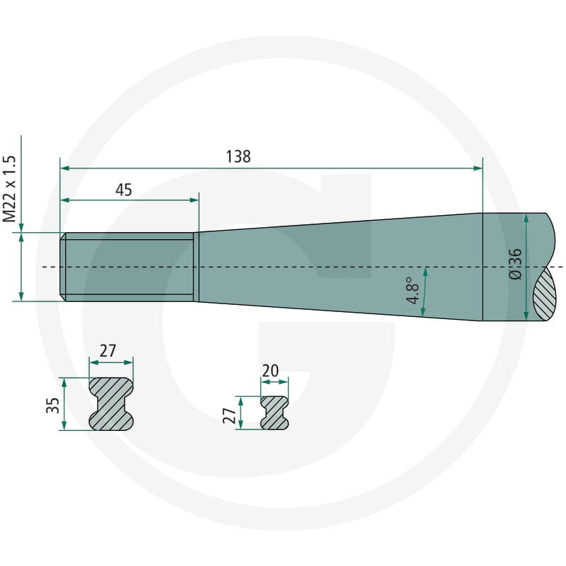 SHW Ząb 43009152200 - Sklep PoltechParts