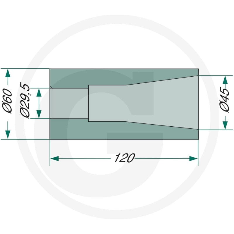 GRANIT Tuleja do przyspawania 4301204500 - Sklep PoltechParts