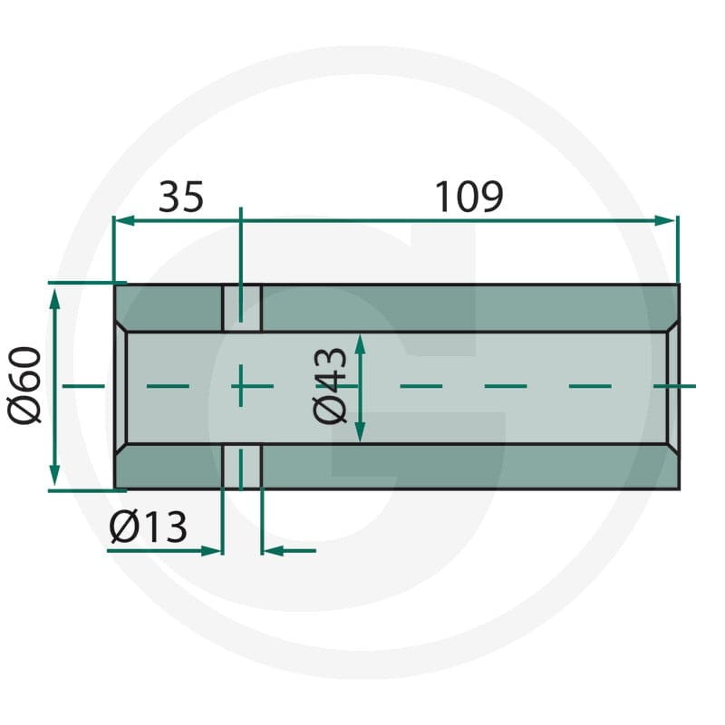 GRANIT Tuleja do przyspawania 4301446000 - Sklep PoltechParts