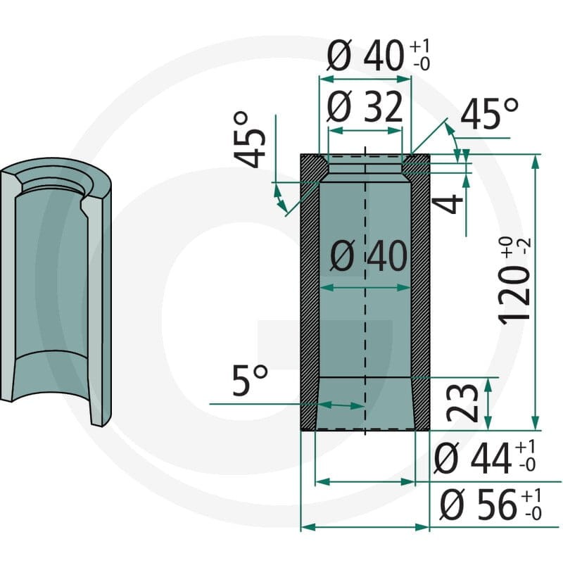 SHW Tuleja do przyspawania 430430487 - Sklep PoltechParts