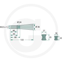 GRANIT Ząb 439439021 - Sklep PoltechParts