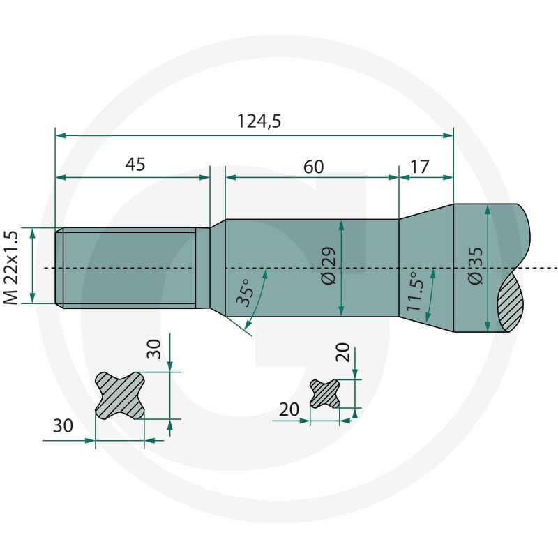 SHW Ząb 43008802202 - Sklep PoltechParts