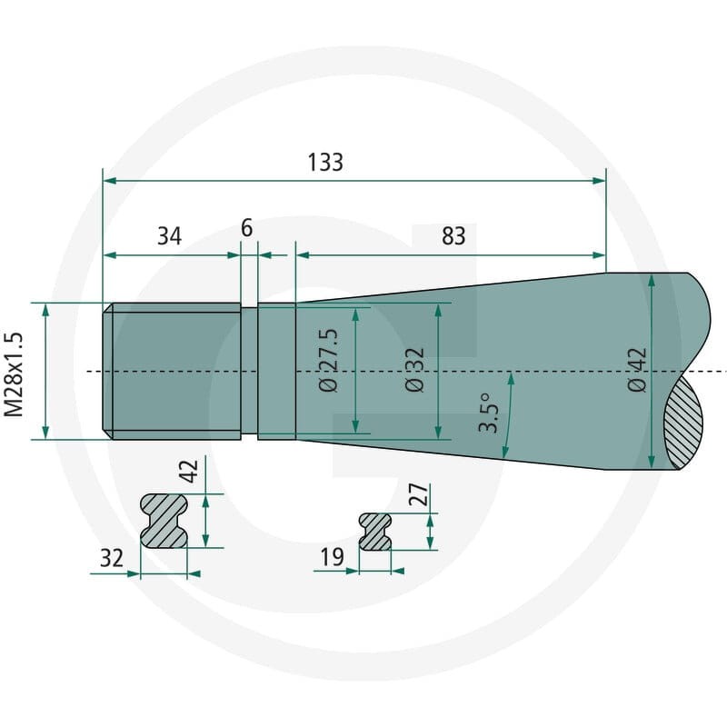 SHW Ząb 43010002801 - Sklep PoltechParts