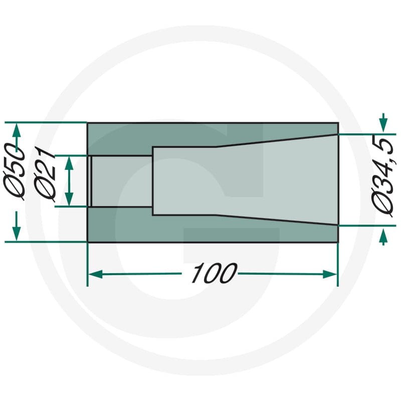 GRANIT Tuleja do przyspawania 4301003400 - Sklep PoltechParts