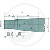 SHW Ząb 43014002800 - Sklep PoltechParts