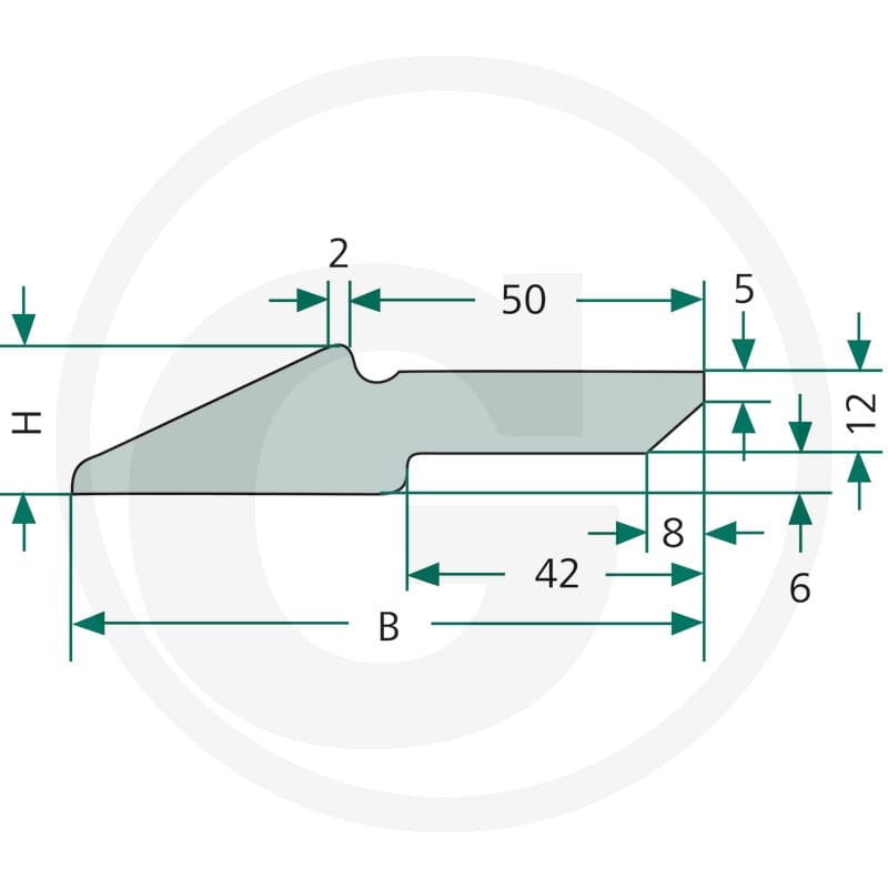 GRANIT Krawędź szufli ładowacza czołowego 43018100-88F - Sklep PoltechParts