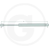 GRANIT Amortyzator gazowy 430430517 - Sklep PoltechParts