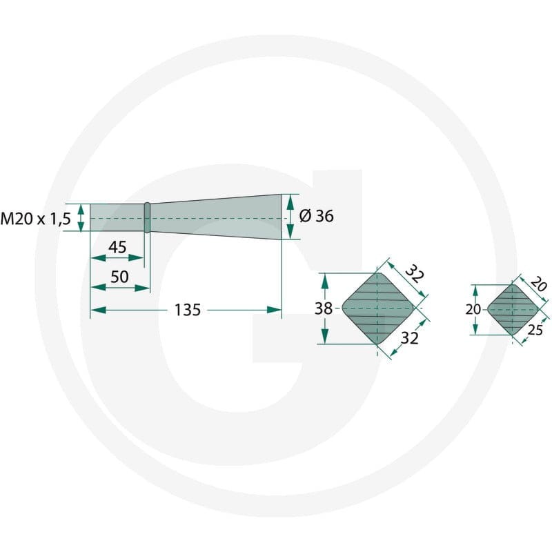 GRANIT Ząb ładowacza czołowego 439439010 - Sklep PoltechParts
