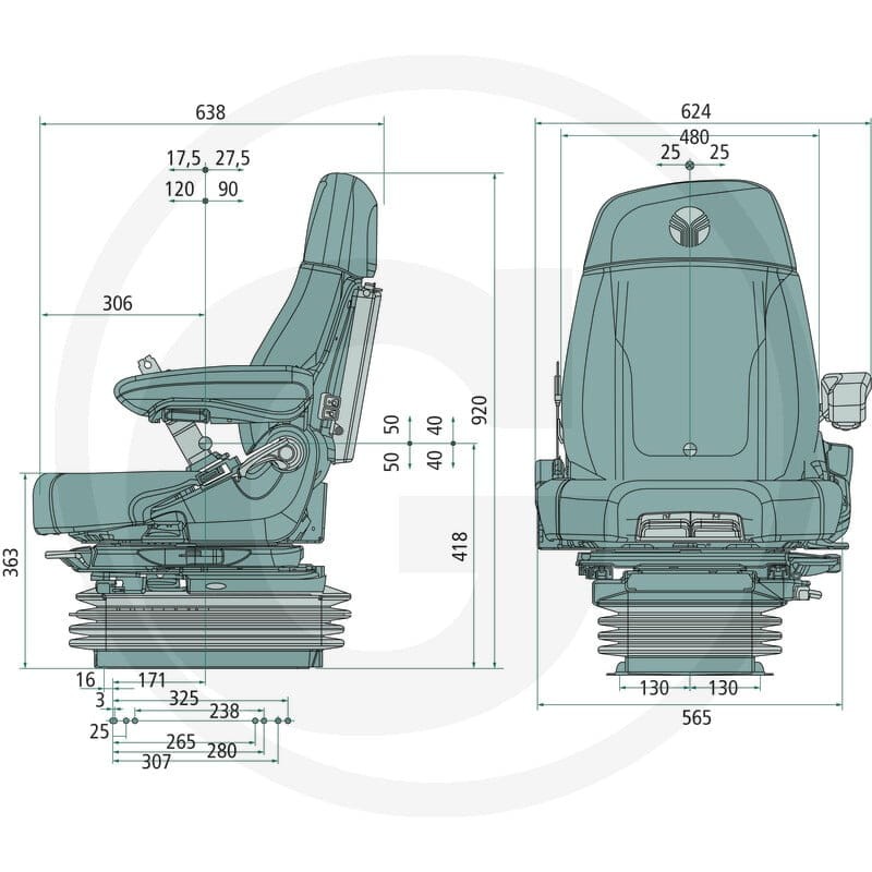 GRAMMER Maximo Dynamic Plus 18524534 - Sklep PoltechParts