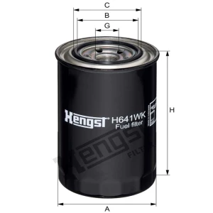 Hengst Filtr paliwa 12089742