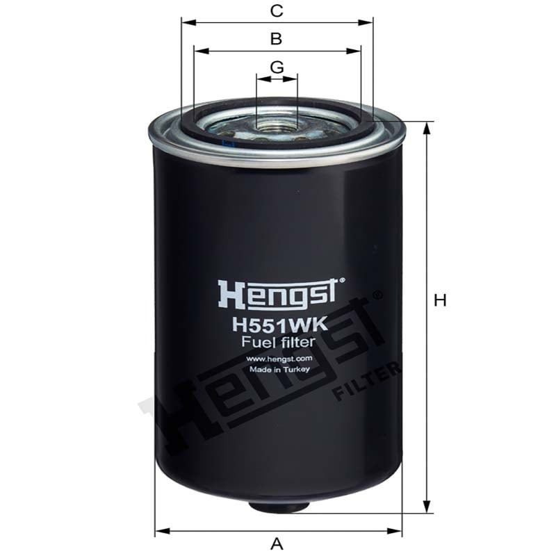 Hengst Filtr paliwa 12077773 - Sklep PoltechParts
